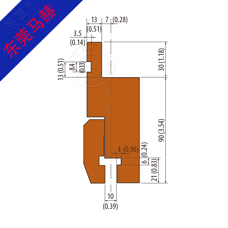 折弯机模具MH080810