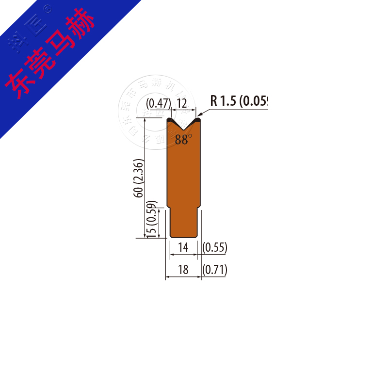 折弯机模具MH080812