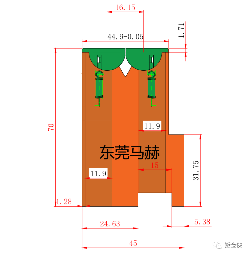 RollBend / WingBend 无压痕模具